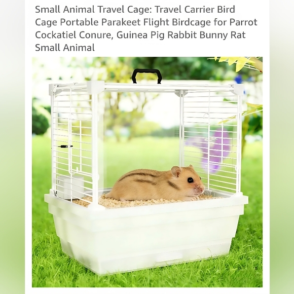 Other - White Small Animal Cage for Pets